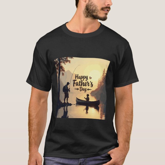 Camiseta de aventuras en canoa del Día del Padre (Anverso)