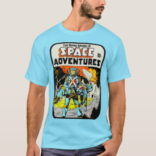 Camiseta de aventuras espaciales de los años 50