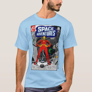 Camiseta de aventuras espaciales de los años 60