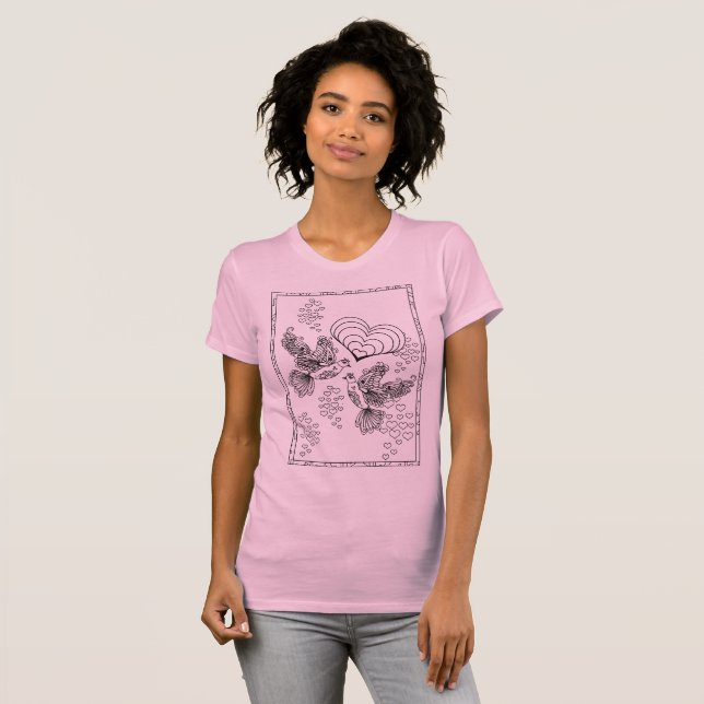 Camiseta de Aves Amores (Anverso completo)