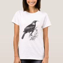 Camiseta de aves de Nueva Zelanda de Tui