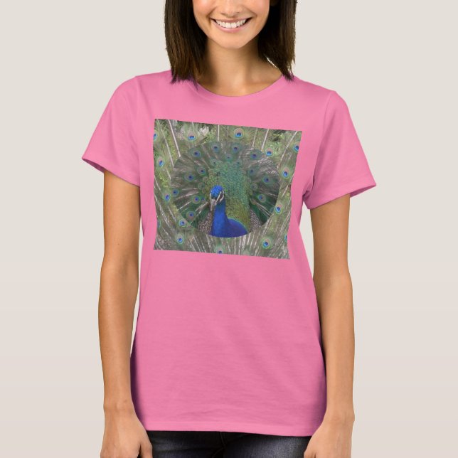 Camiseta de aves de Peacock Ringer (Anverso)