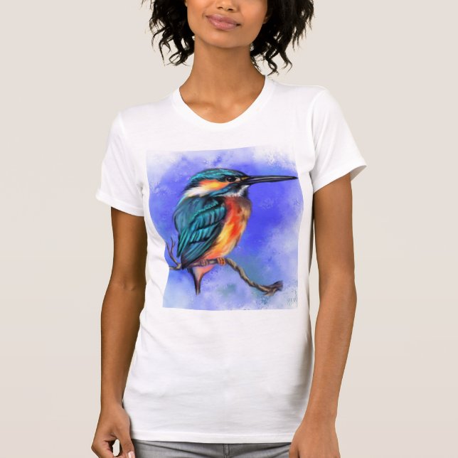 Camiseta de aves Kingfisher (Anverso)