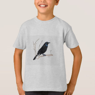 Camiseta de aves negras