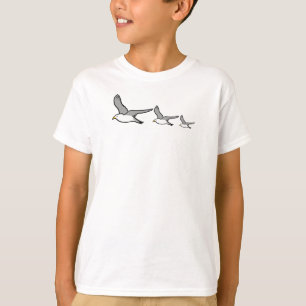 Camiseta de aves voladoras