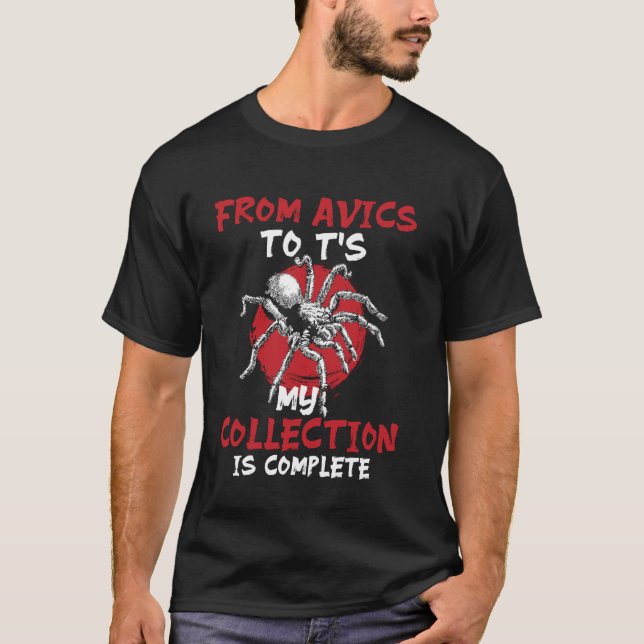 Camiseta De Avics a Ts Tarántula Pájaro Araña (Anverso)