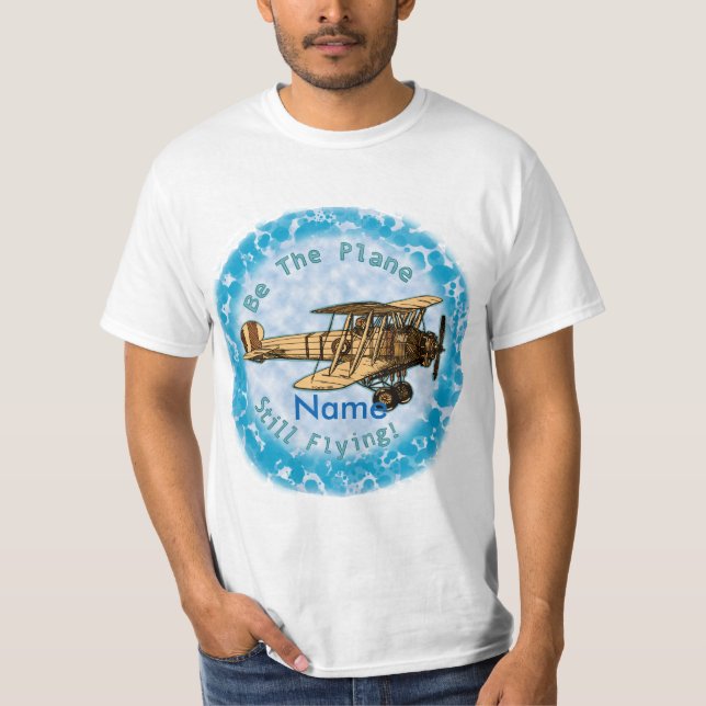 Camiseta de avión biplano (Anverso)