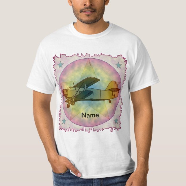 Camiseta de avión de belleza antigua (Anverso)