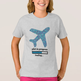Camiseta De Avión "Piloto En Curso"