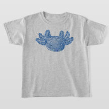Camiseta de Axolotl - AZUL