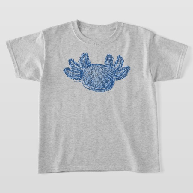 Camiseta de Axolotl - AZUL (Distribución)