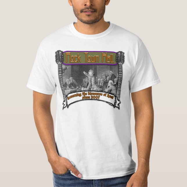 Camiseta de ayuntamiento de la roca de YE Olde (Anverso)