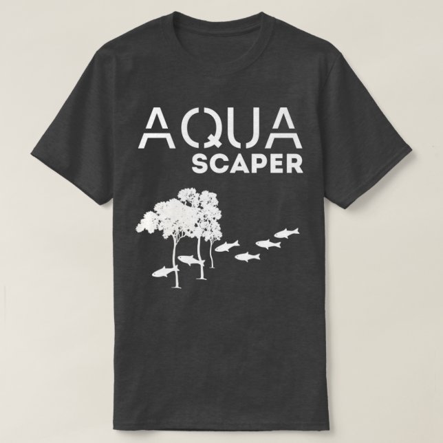 Camiseta de azul acuascaper (Diseño del anverso)