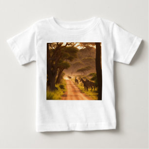 Camiseta de Baby Boy con safari en la jungla