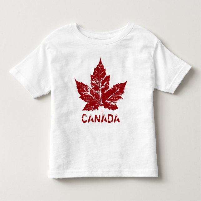 Camiseta de Baby Canada Retro Toddler Souvenir Shi (Anverso)