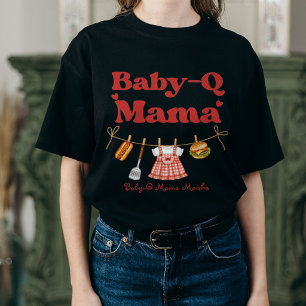 Camiseta de Baby Shower Baby-Q Mama Girl