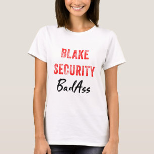 Camiseta de BadAss de la seguridad de Blake