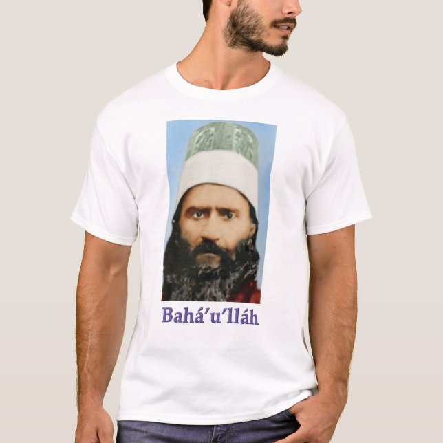 Camiseta de Bahá’u’lláh sobre la paz de una famili (Anverso)