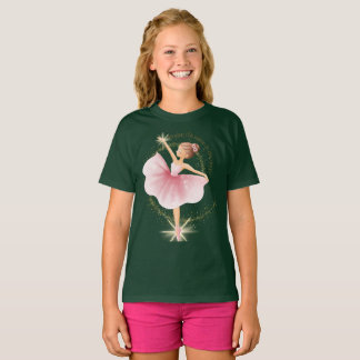 Camiseta de baile de bailarina