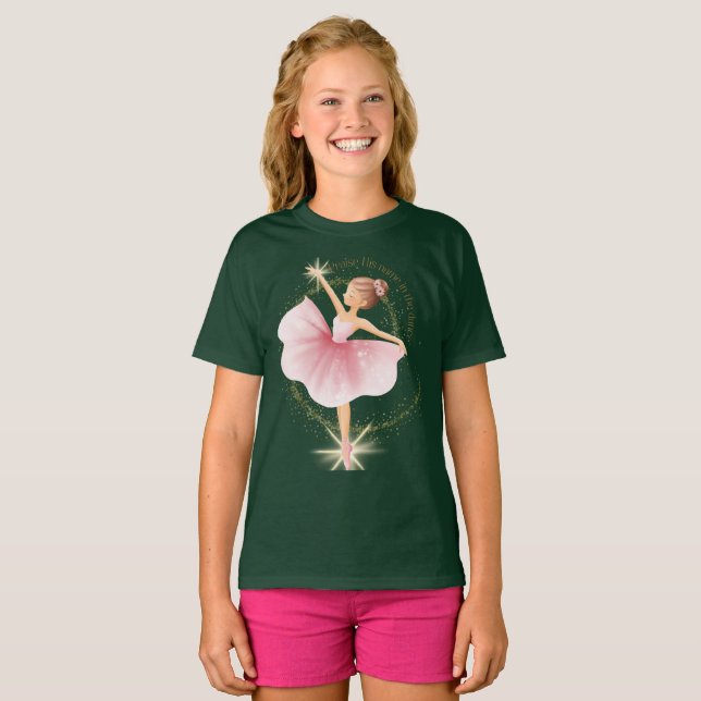 Camiseta de baile de bailarina (Anverso completo)