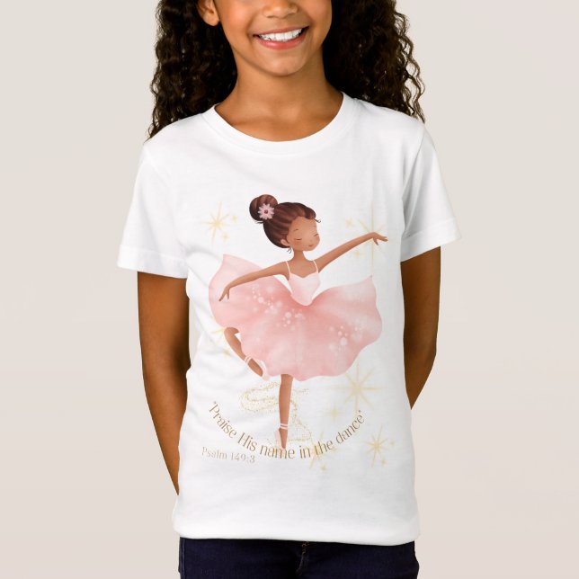 Camiseta de baile de bailarina (Anverso)