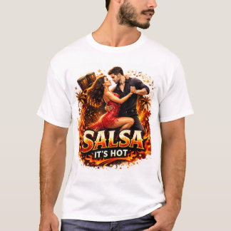 Camiseta de baile de salsa
