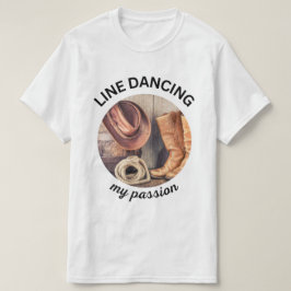 Camiseta de baile en línea Country Western