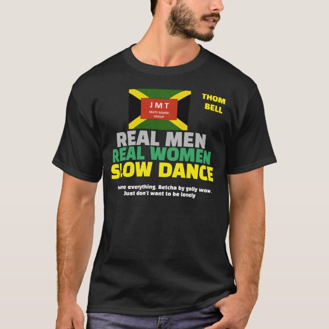 Camiseta DE BAILE LENTA PARA HOMBRES/W REALES (Anverso)