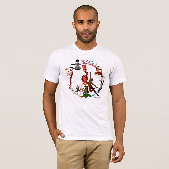 Camiseta de Baile LW por la Paz (Anverso completo)