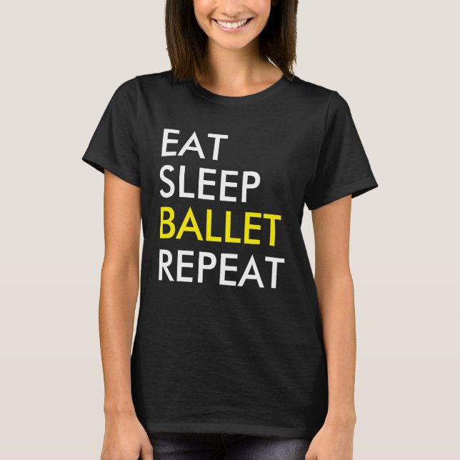Camiseta de baile repetido de ballet de sueño (Anverso)