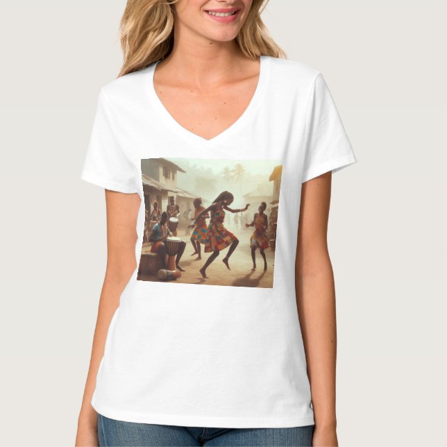Camiseta de baile tradicional (Anverso)