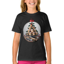 Camiseta de Baker de Profiteroles de Bola de Navid