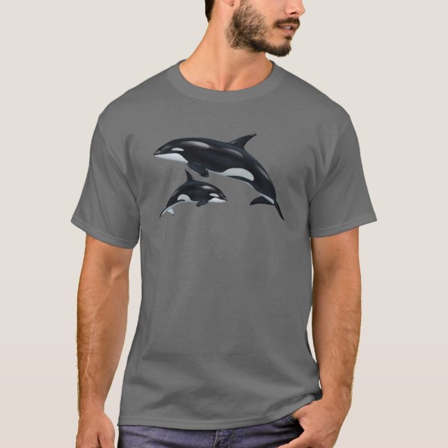 Camiseta de ballena asesina (Anverso)