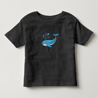 Camiseta de ballena azul
