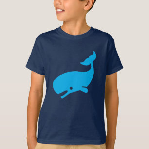 Camiseta de "ballena azul"