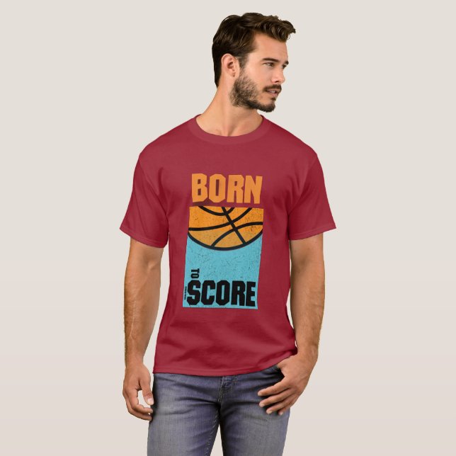 Camiseta de Baloncesto Born to Score (Anverso completo)