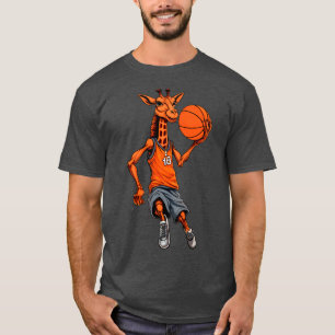 Camiseta de baloncesto de jirafa