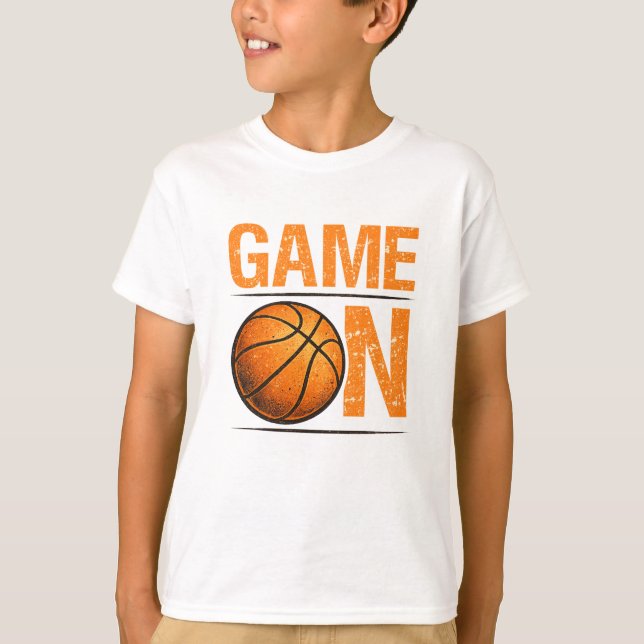Camiseta de Baloncesto Game On | Vintage (Anverso)