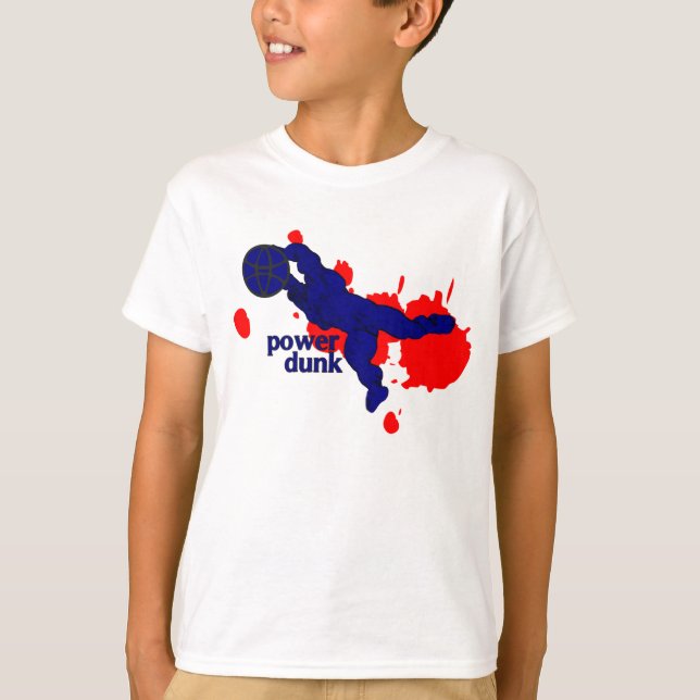 Camiseta de baloncesto Kids Power Dunk (Anverso)