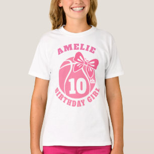 Camiseta de baloncesto personalizada para niña en 