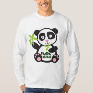 Camiseta de bambú ecológica de panda 