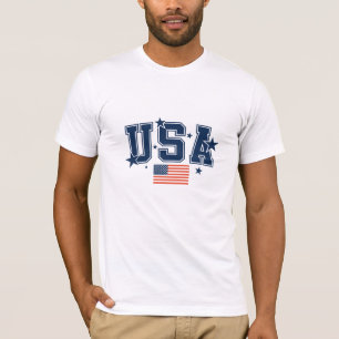 Camiseta de bandera de EE. UU. para hombres