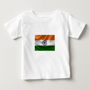 CAMISETA DE BANDERA DE LA INDIA