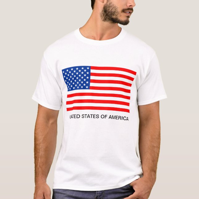 camiseta de bandera de los estados unidos (Anverso)