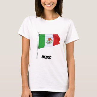 Camiseta de bandera de México
