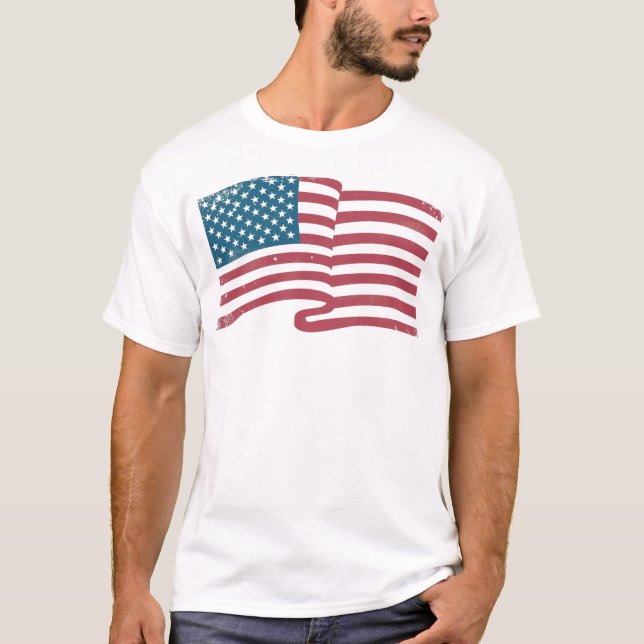Camiseta de bandera estadounidense (Anverso)