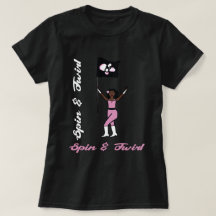 Camiseta de bandera flor rosa