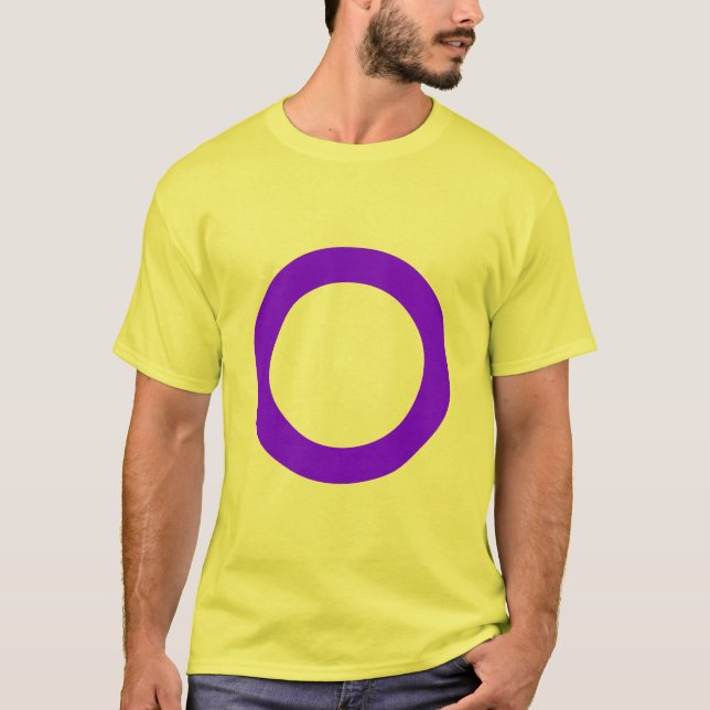 Camiseta de bandera intersexual (Anverso)