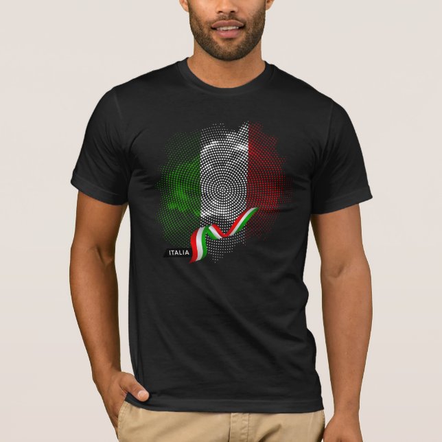 Camiseta de bandera italiana (Anverso)