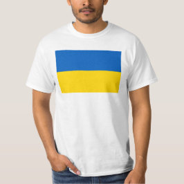 Camiseta de bandera nacional de Ucrania